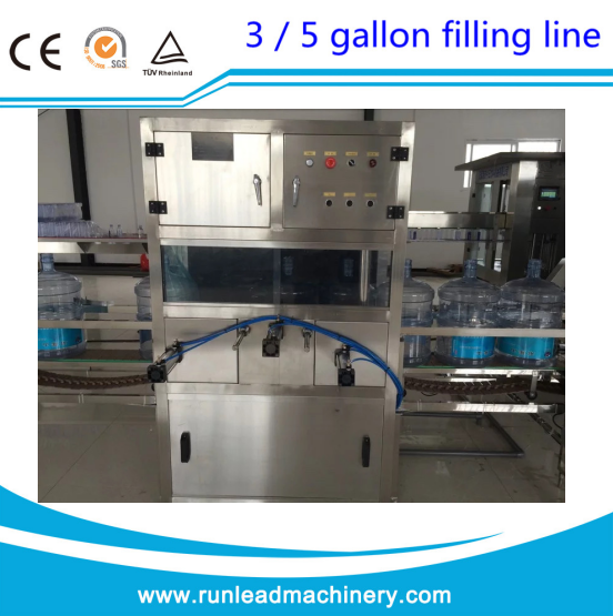 Automatic 5 gallon water filling machine.