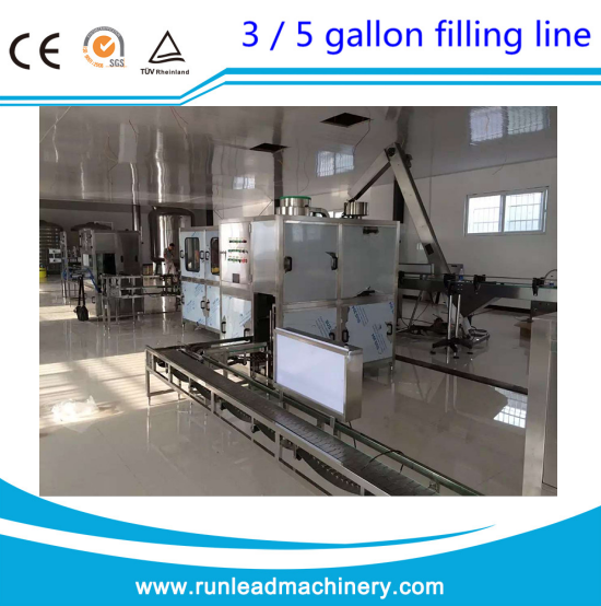 Automatic 5 gallon water filling machine.