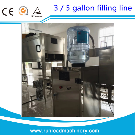 Automatic 5 gallon water filling machine.