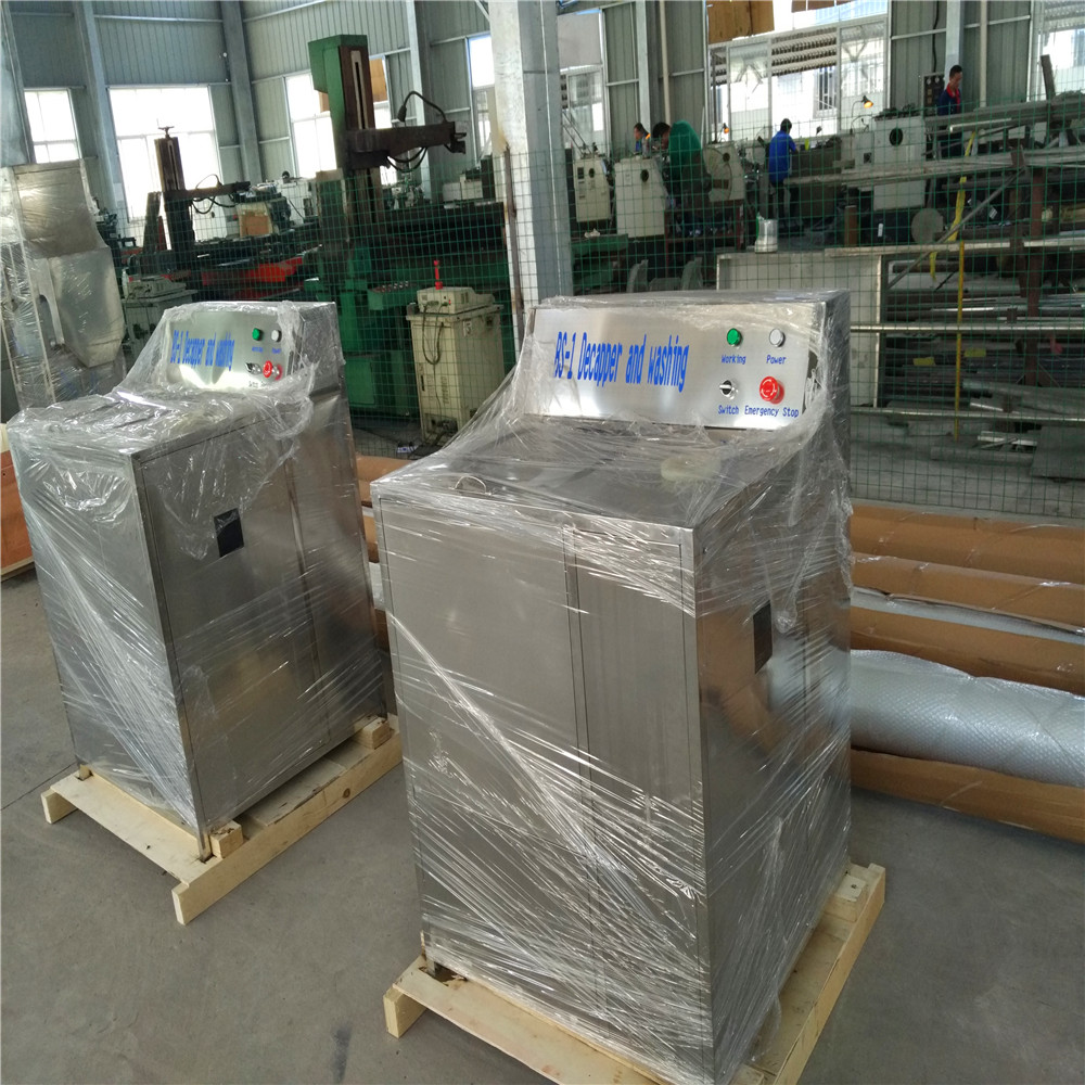  5 gallon decapper and brushing machine 